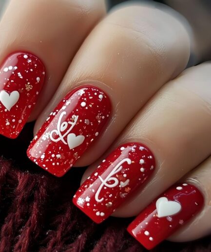 3D Pink Press on Nails Almond